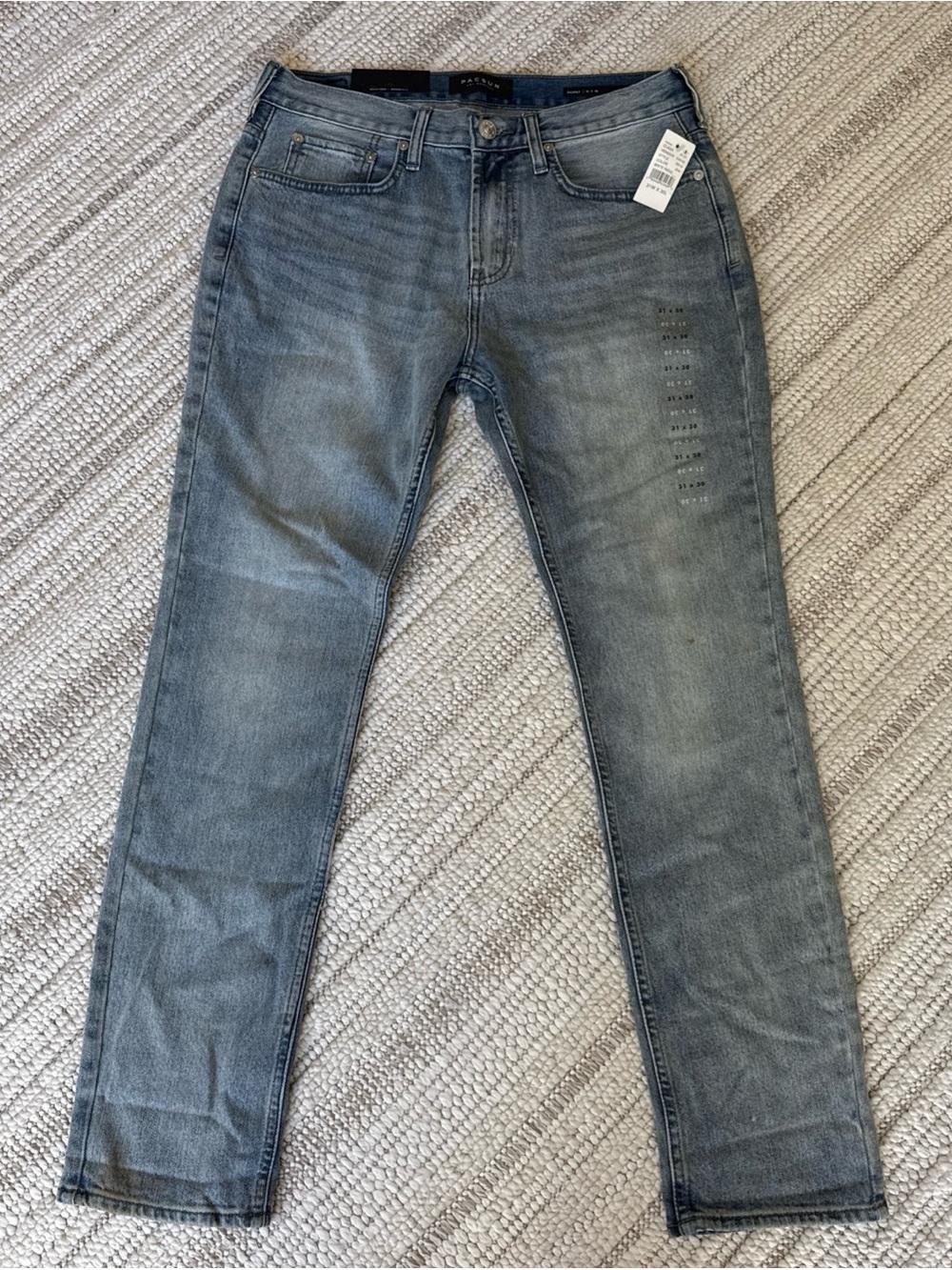 PACSUN Jeans Men 31x30 Stacked Skinny Jeans Brite Indigo NWT